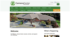 Desktop Screenshot of camanocenter.org