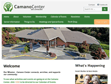 Tablet Screenshot of camanocenter.org